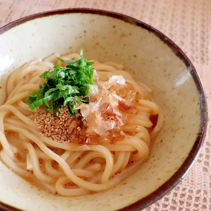 最も簡単な方法でつくる【釜玉うどん】